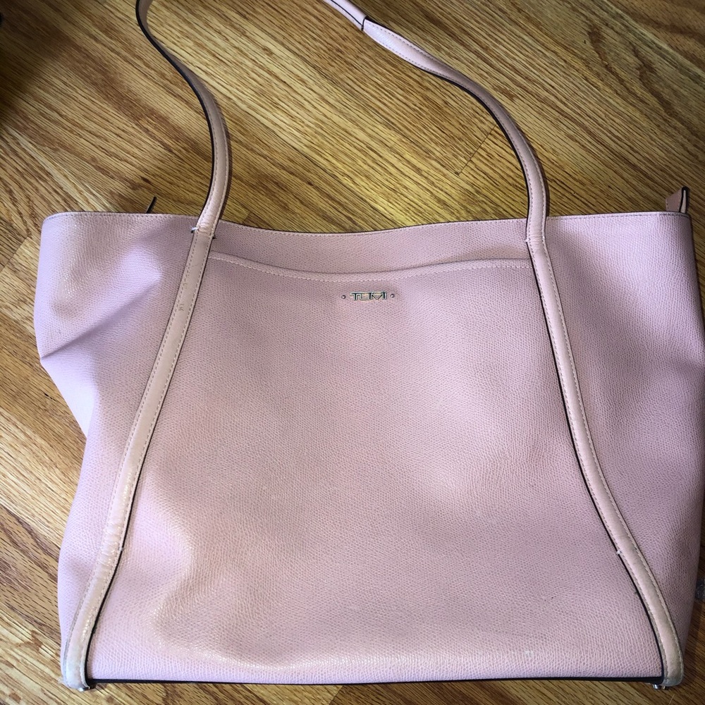 TUMI Blush Leather Handbag